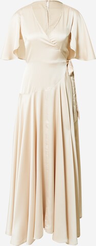 Robe de soirée Nasty Gal en beige : devant