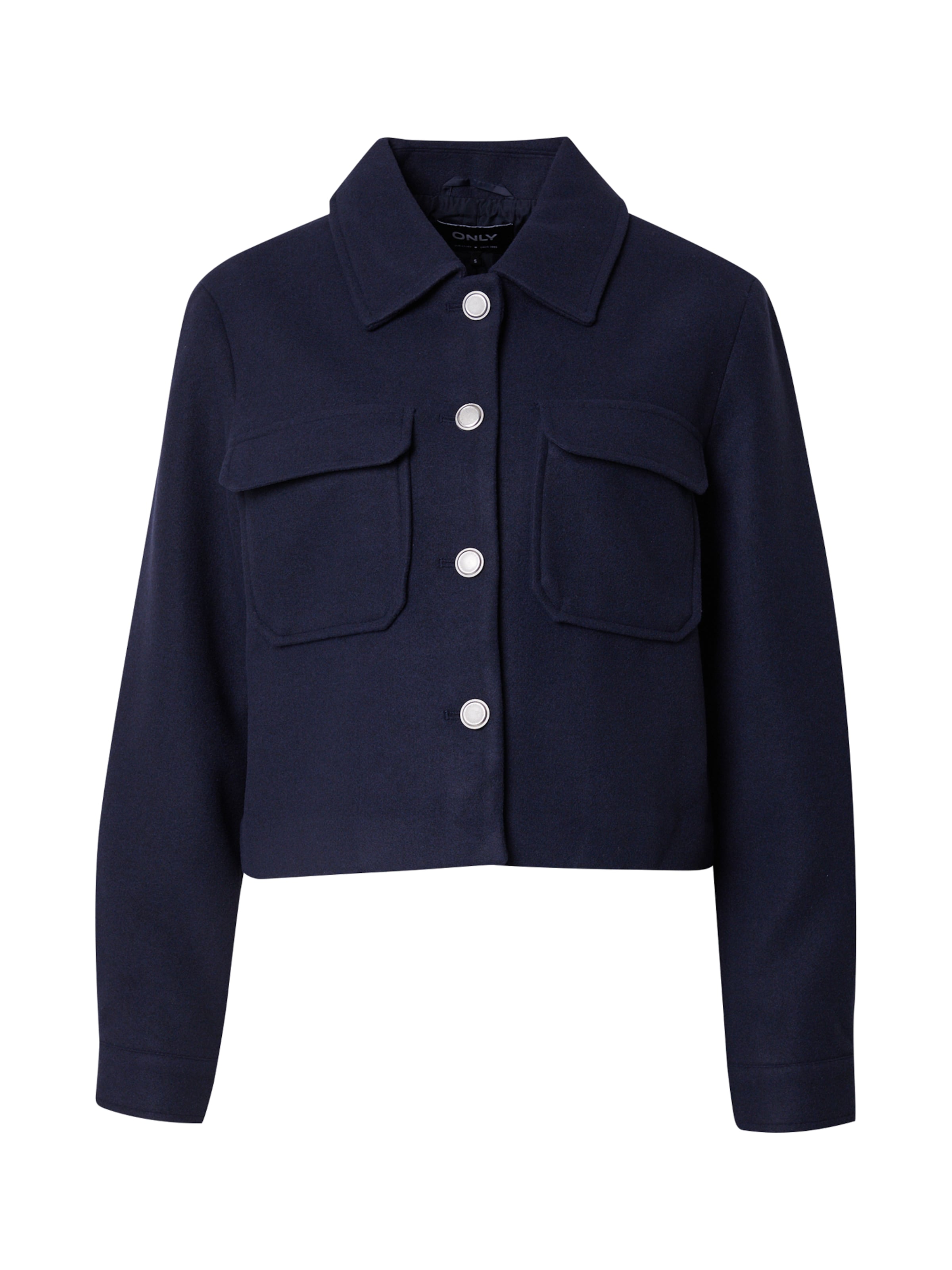 ONLY Veste mi-saison en bleu nuit, Vue avec produit