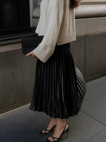 Jupe 'Pleated Skirt' Touché Privé en noir
