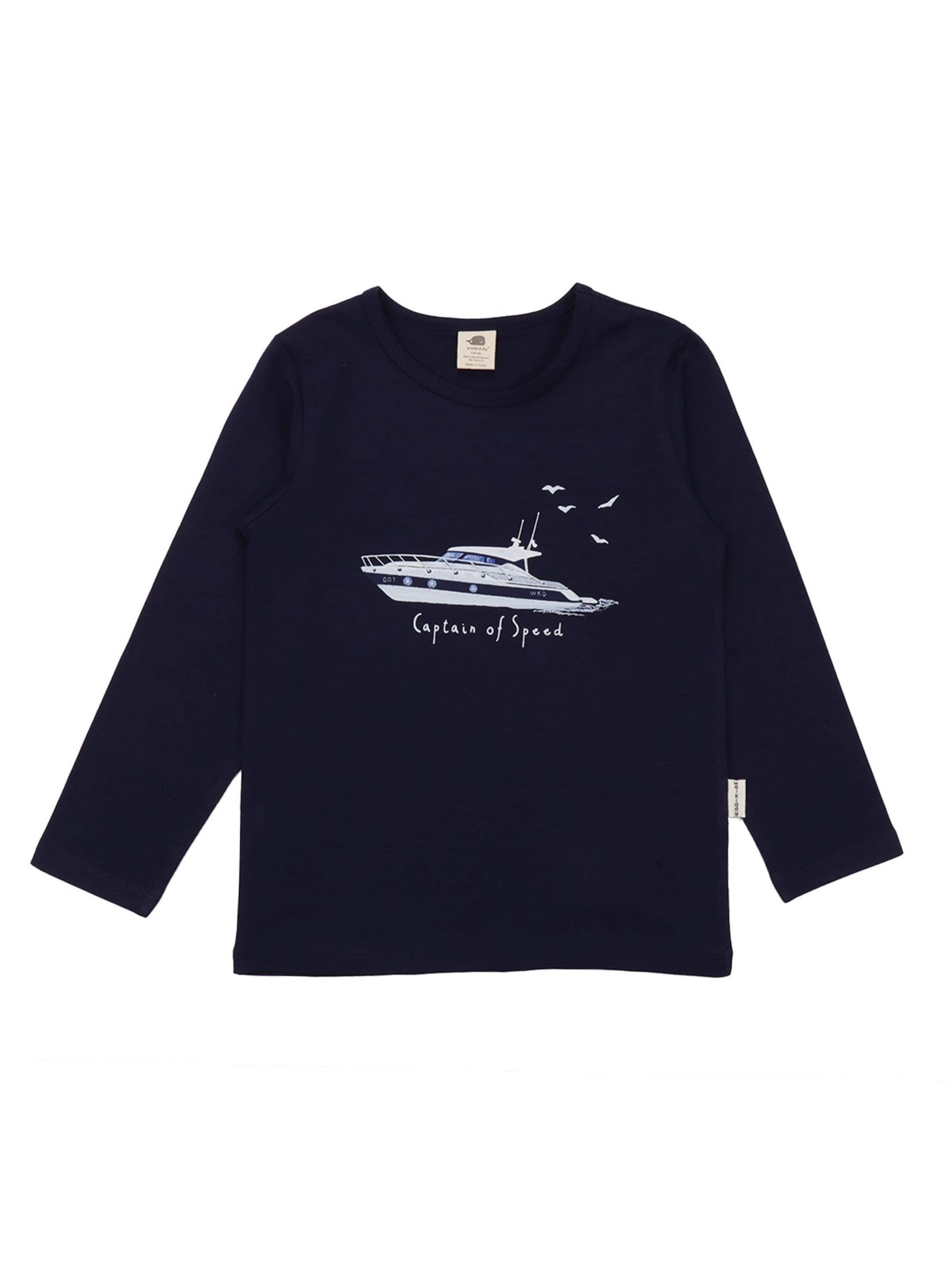 Walkiddy Shirt 'Walkiddy - Marine Adventures Shirt' in Blue: front