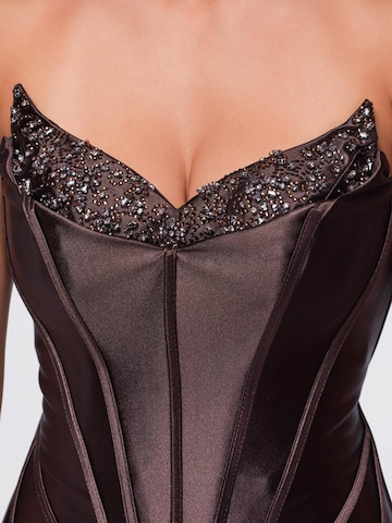 Ombre Abendkleid‌‌‌‌‌‌‌ in Braun