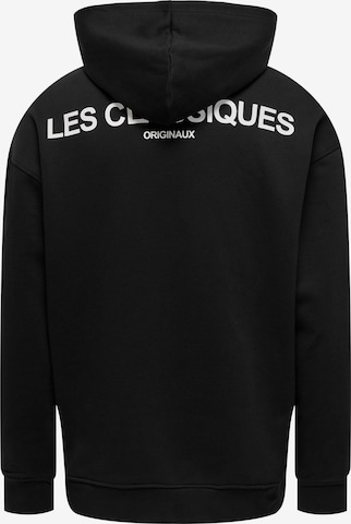 Only & Sons Μπλούζα φούτερ 'Les Classiques' σε μαύρο