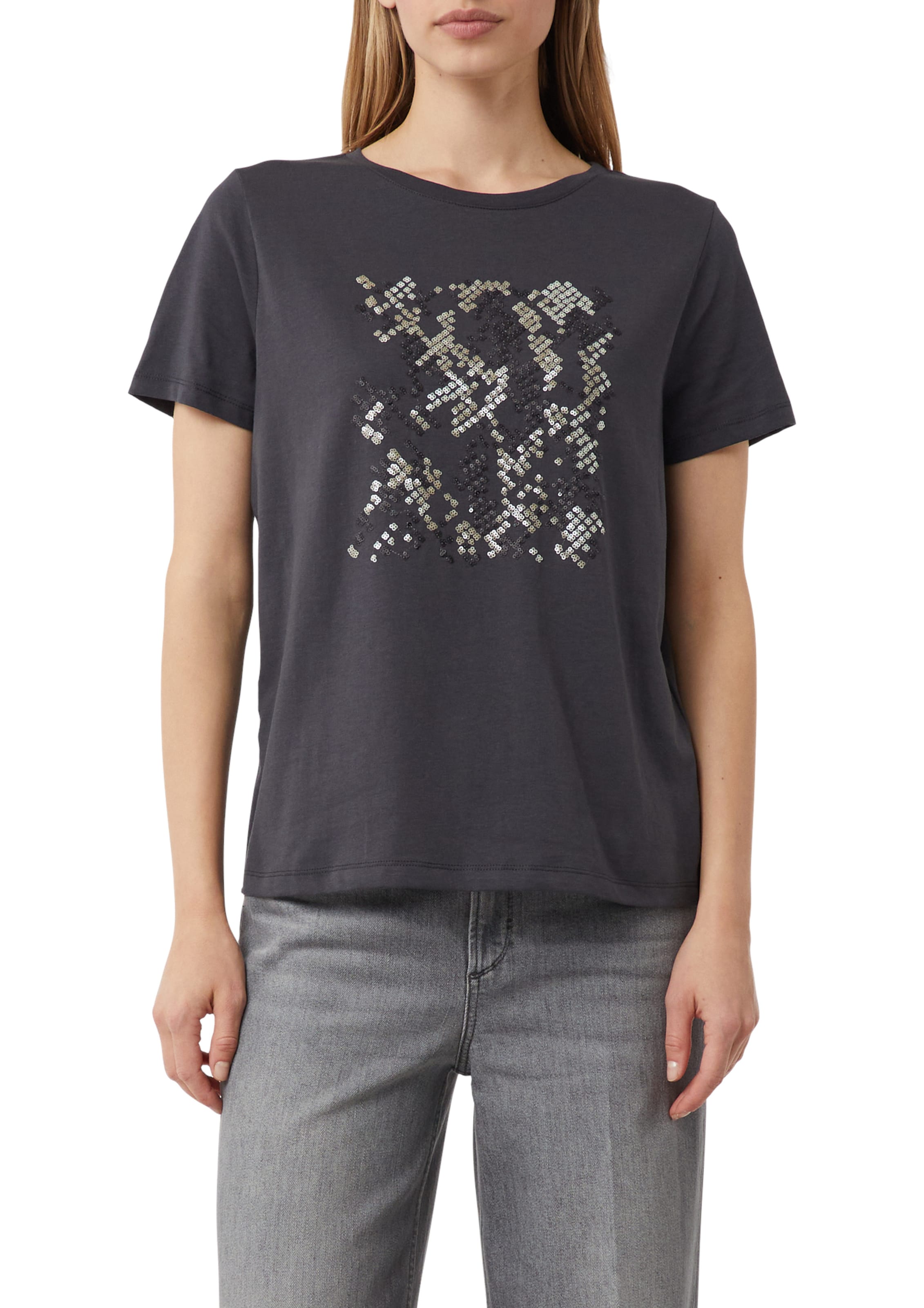 COMMA T-Shirt in Grau