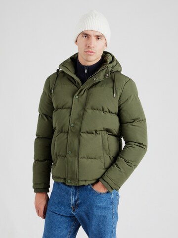 Veste d’hiver 'Everest' Superdry en vert : devant