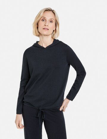 GERRY WEBER Sweatshirt in Blauw: voorkant