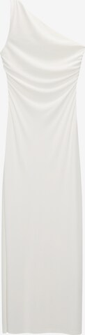 Pull&Bear Večerné šaty - biela: predná strana