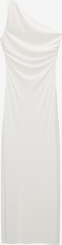 Pull&Bear Evening dress in White: front