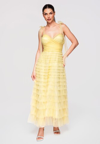 Ombre Abendkleid in Gelb