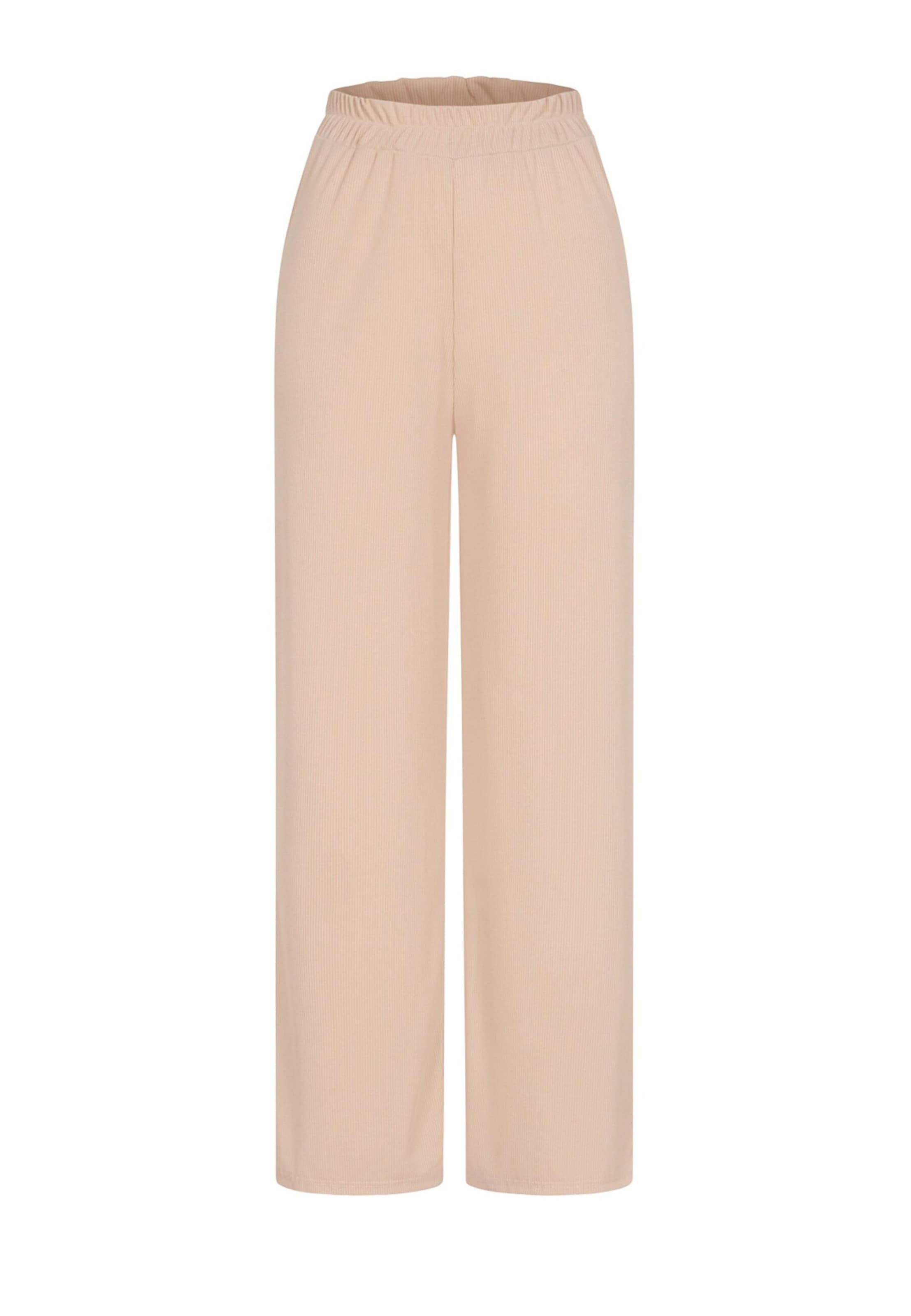 Cloud5ive Široký strih Nohavice - Béžová: predná strana