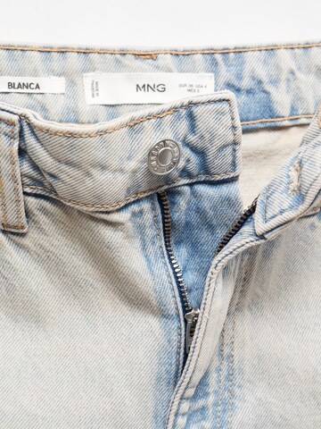 MANGO Regular Jeans 'BLANCA' in Blue