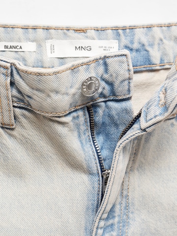 MANGO Regular Jeans 'BLANCA' in Blau