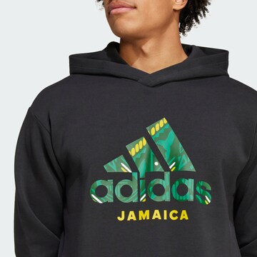 ADIDAS PERFORMANCE Sports sweatshirt 'Jamaica Seasonal' in Black