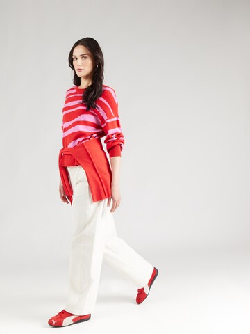 ONLY Pulóver 'ONLLEONA' - piros