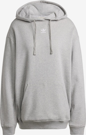 Megztinis be užsegimo 'Essentials' iš ADIDAS ORIGINALS, spalva – margai pilka / balta, Prekių apžvalga