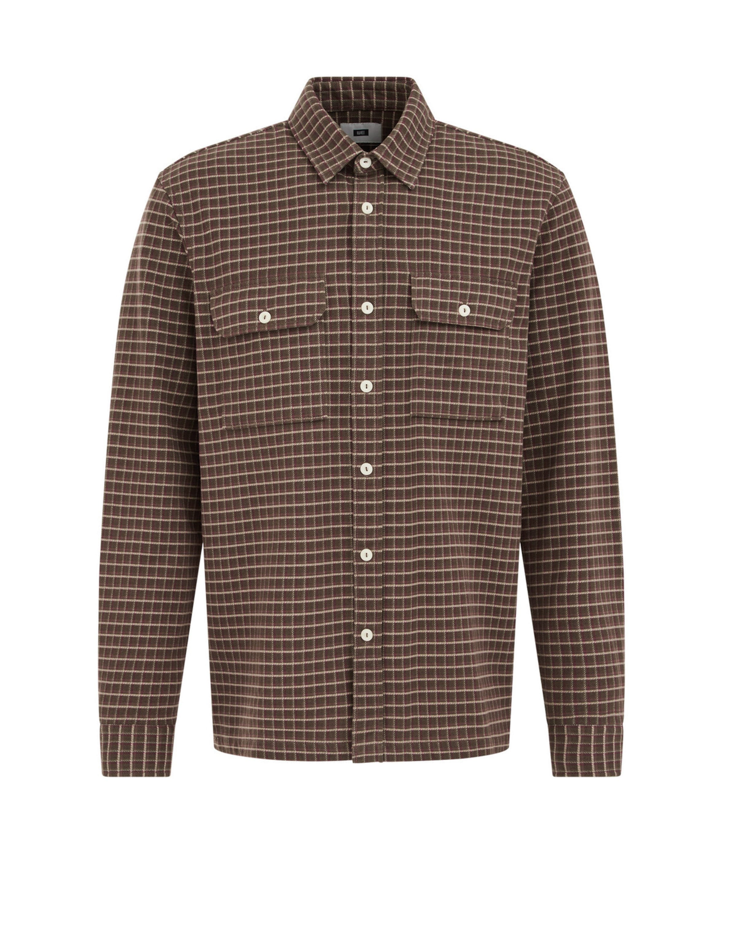 WE Fashion Kevad-sügisjope, värv pruun: eest vaates