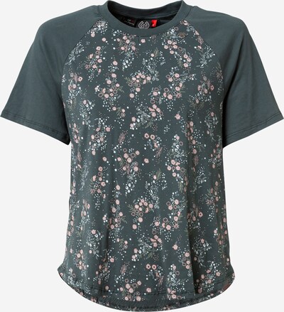 Ragwear T-Shirt 'MEENA' in hellblau / oliv / dunkelgrün / rosa, Produktansicht