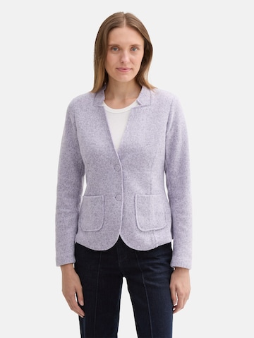 Blazer TOM TAILOR en violet : devant