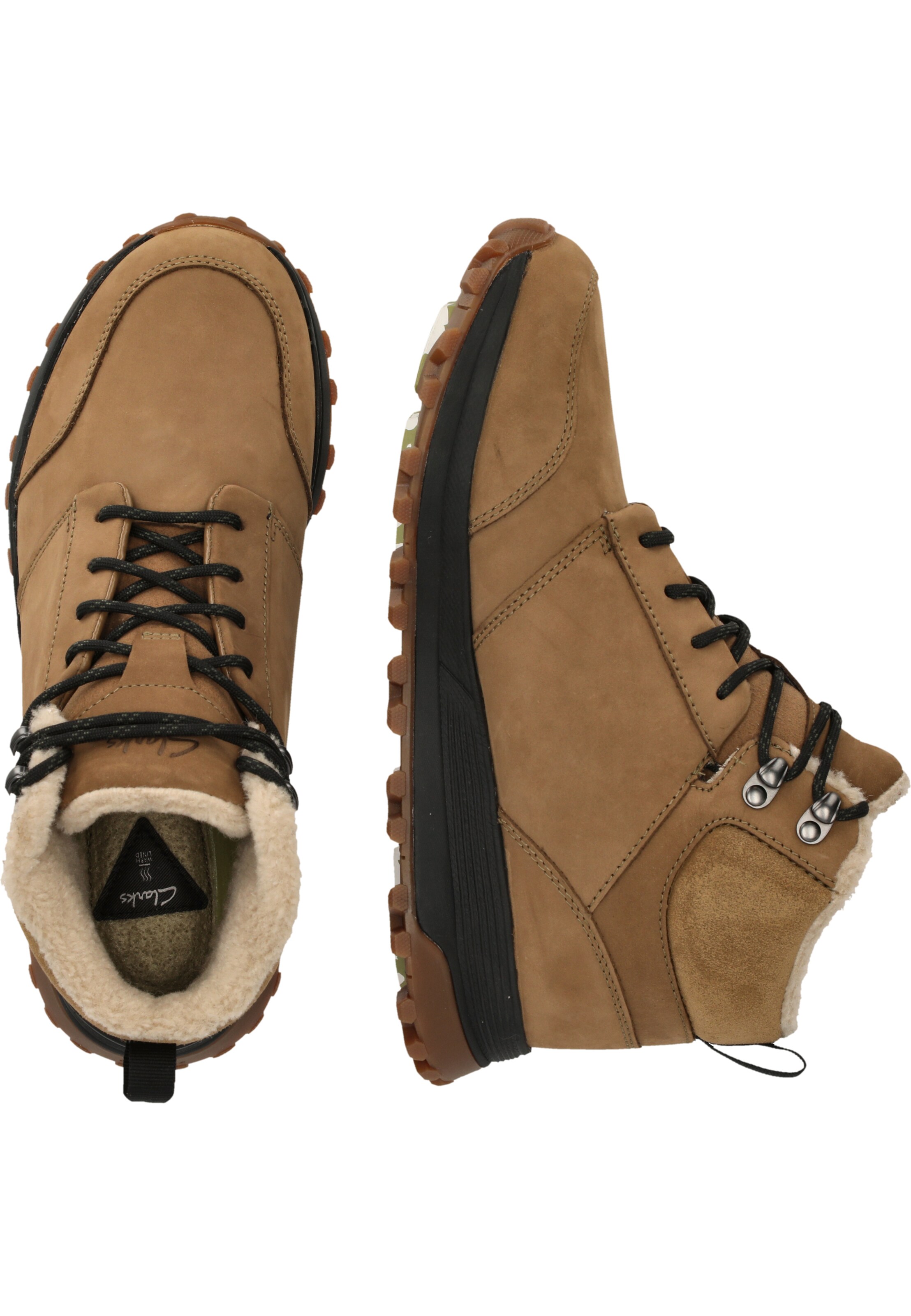 CLARKS Lace-up boots 'ATL Trek Up' in Brown