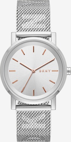 Montre à affichage analogique 'Soho' DKNY en argent : devant