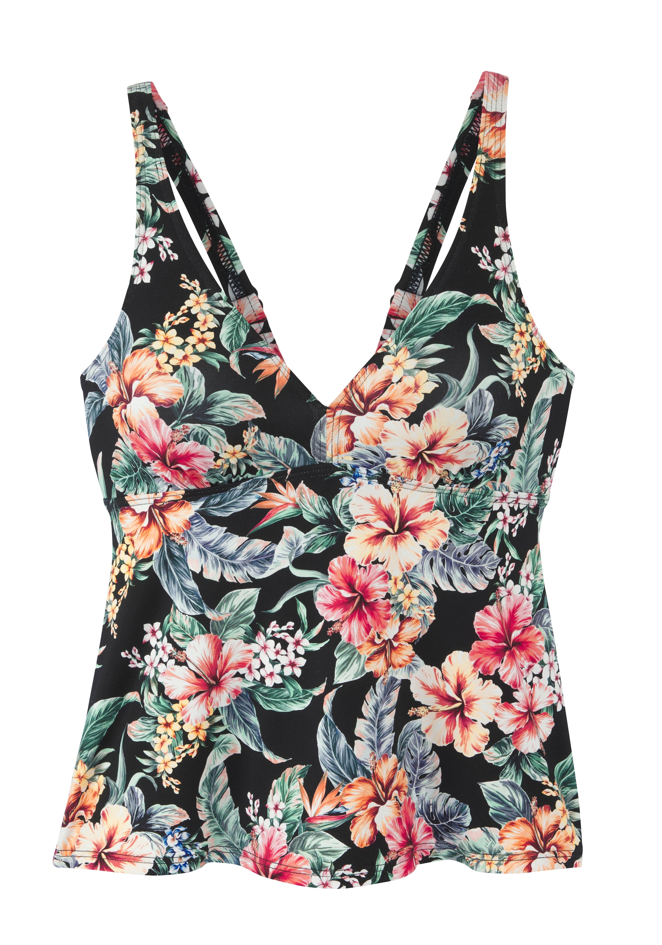 LASCANA Tankini-overdel i blandingsfarvet: forside