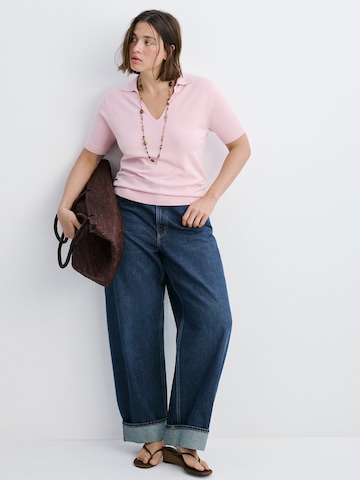 MANGO Pullover 'BASIBER' in Pink