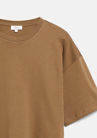 s.Oliver T-Shirt in Braun