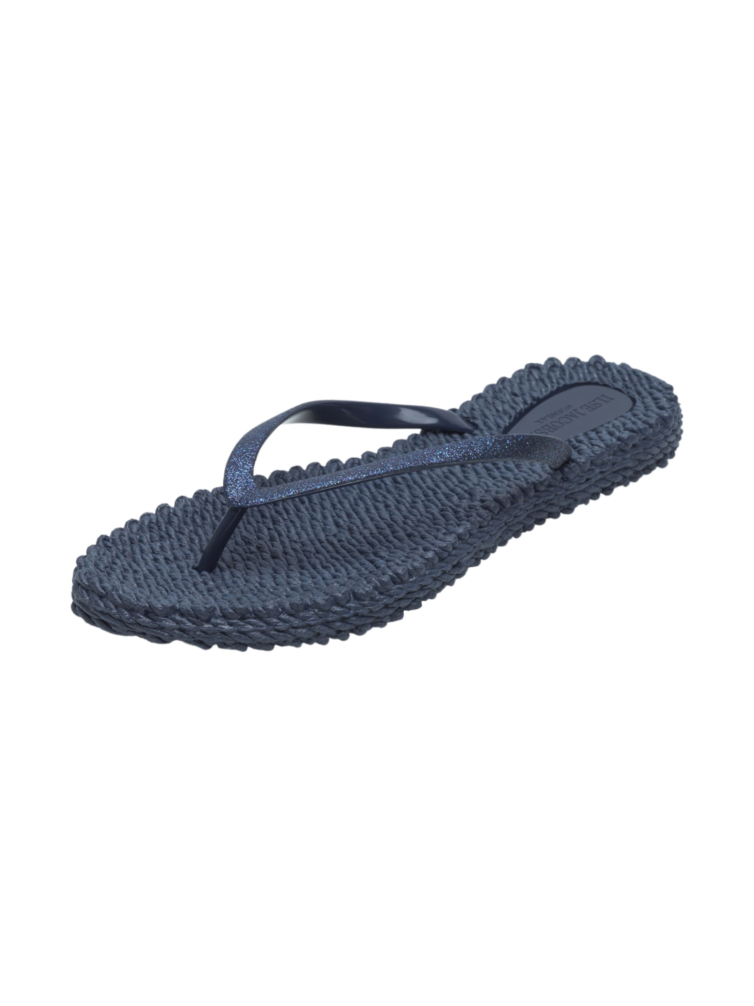 ILSE JACOBSEN Teenslipper 'Cheerful 01' in Blauw: voorkant
