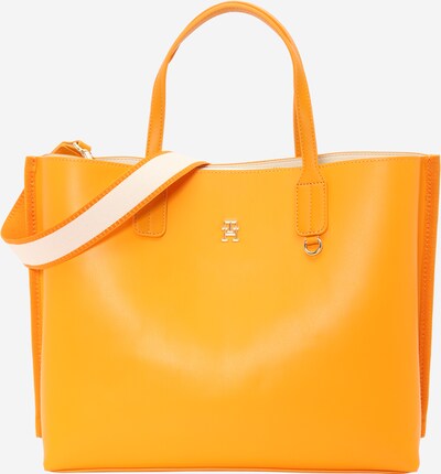 Pirkinių krepšys 'Iconic' iš TOMMY HILFIGER, spalva – Auksas / neoninė oranžinė, Prekių apžvalga