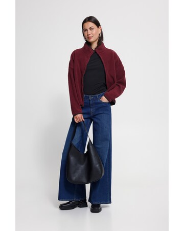 ICHI Fleece jacket in Red