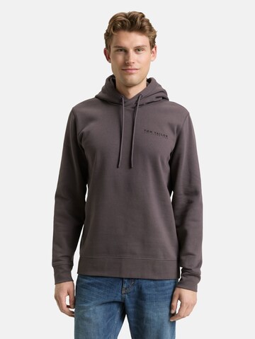 TOM TAILOR Sweatshirt in Grey: front