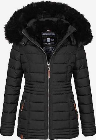 NAVAHOO Winter Jacket in Black: front
