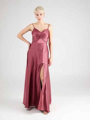 Laona Evening Dress in Red: front