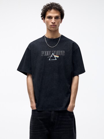 Pull&Bear Koszulka w kolorze czarny