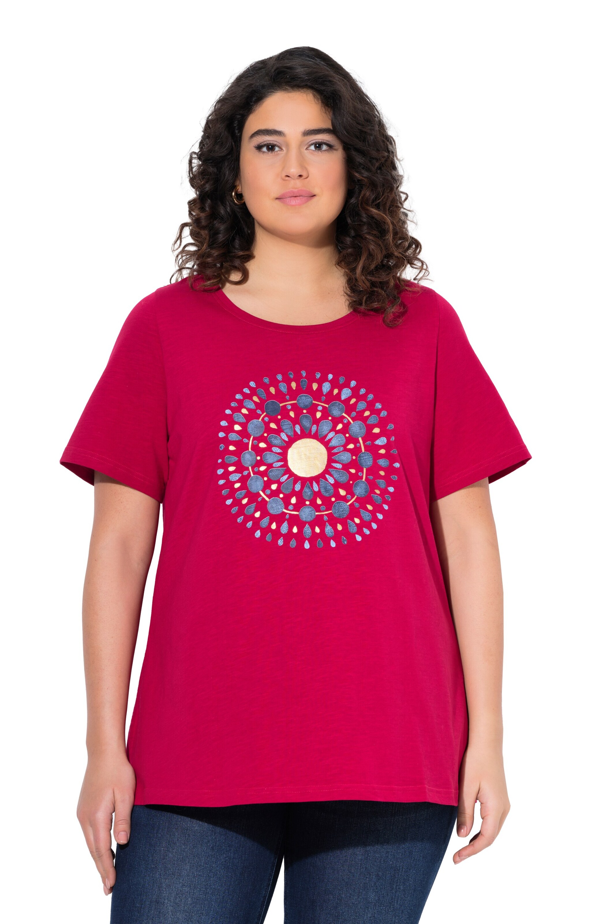 Ulla Popken Shirt in Rot: Vorderseite