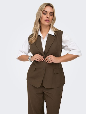 ONLY Carmakoma Gilet 'CARVictoria' in Bruin