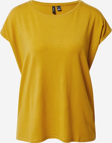 VERO MODA - Camiseta 'AVA' en amarillo: frente