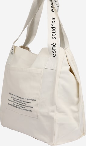 Esmé Studios Μεγάλη τσάντα 'Alana' σε λευκό: μπροστά