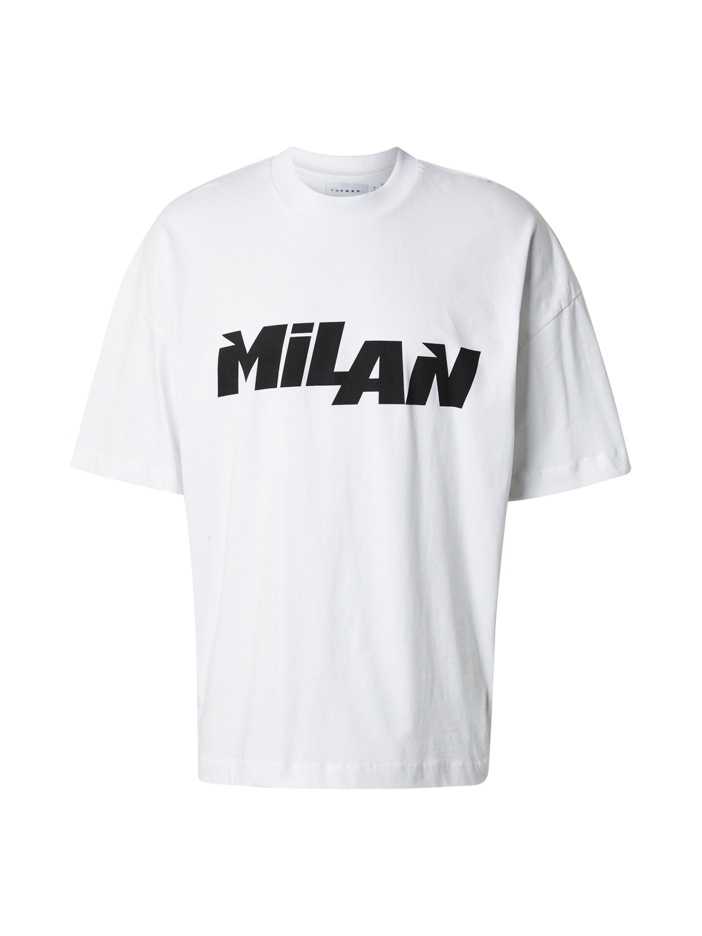 Maglietta di TOPMAN in bianco: frontale