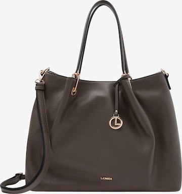 L.CREDI Ostoskassi 'Ebony' värissä harmaa: etupuoli