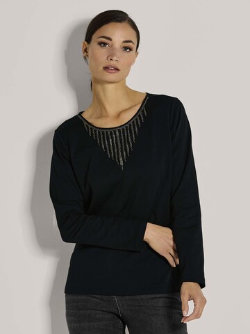 T-shirt MADELEINE en noir : devant