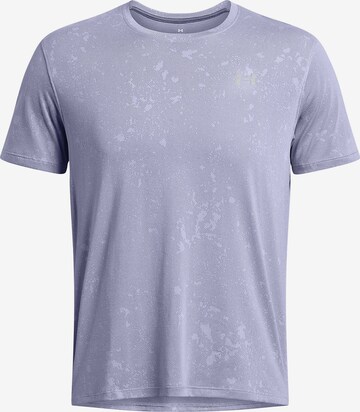 UNDER ARMOUR Performance Shirt 'Launch Splatter' in Purple: front