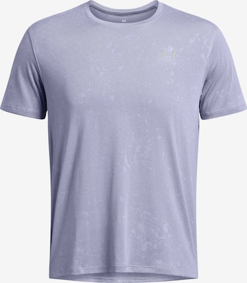 UNDER ARMOUR Performance Shirt 'Launch Splatter' in Purple: front