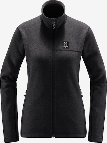 Haglöfs Athletic Fleece Jacket 'Swook' in Grey: front