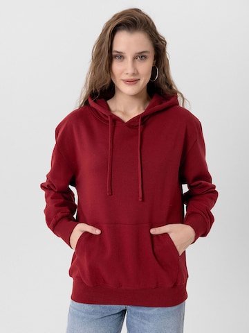 Felpa di Jacey Quinn in rosso: frontale