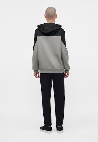 EA7 Emporio Armani Sweatjacka i grå: baksida