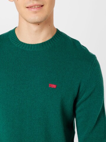 LEVI'S ® Πουλόβερ 'Original Housemark Sweater' σε πράσινο