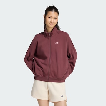 Giacca di felpa sportiva 'Studio' di ADIDAS SPORTSWEAR in rosso