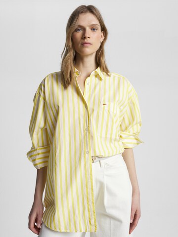 TOMMY HILFIGER Bluse in Gelb: Vorderseite