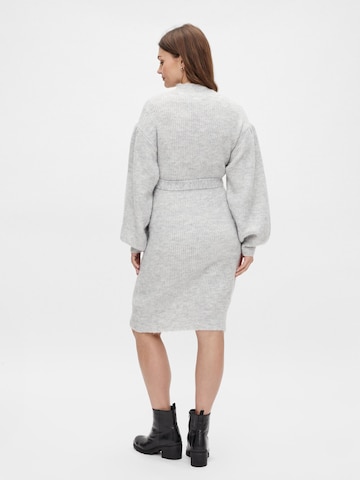 MAMALICIOUS Knitted dress 'Lilli' in Grey