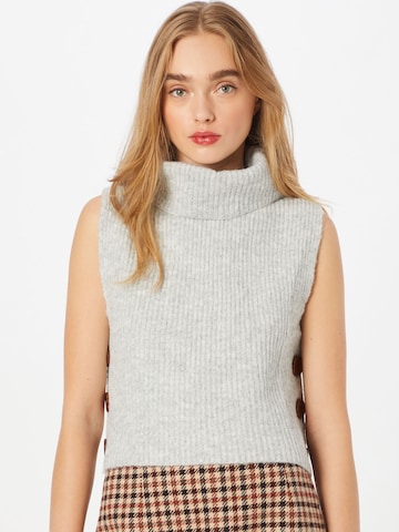 Cream Sweater 'Star' in Grey: front